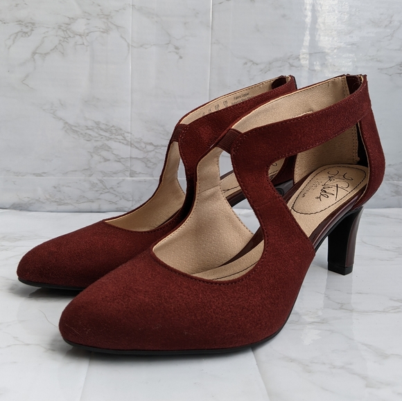 Lifestride Shoes - NWOB burgundy wine red Lifestride heels